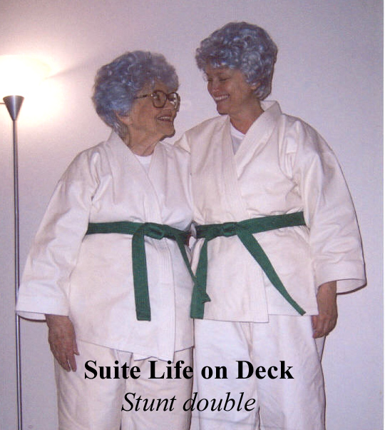 Stunt double for Lillian Adams on Suite Life on Deck, International Dateline episode.