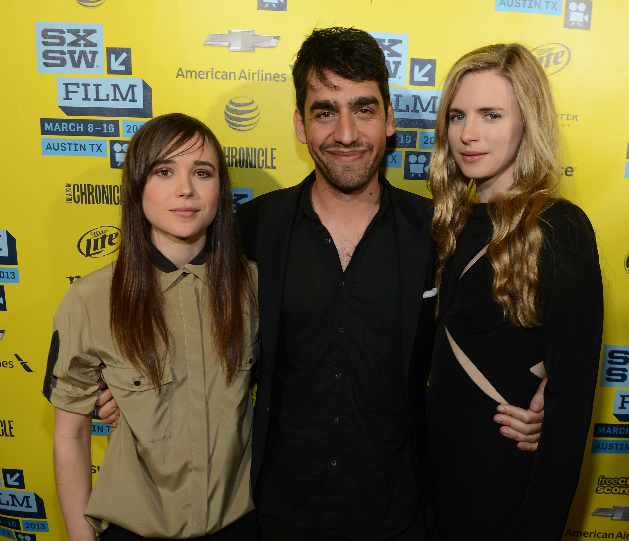 Ellen Page and Zal Batmanglij at event of The East (2013)