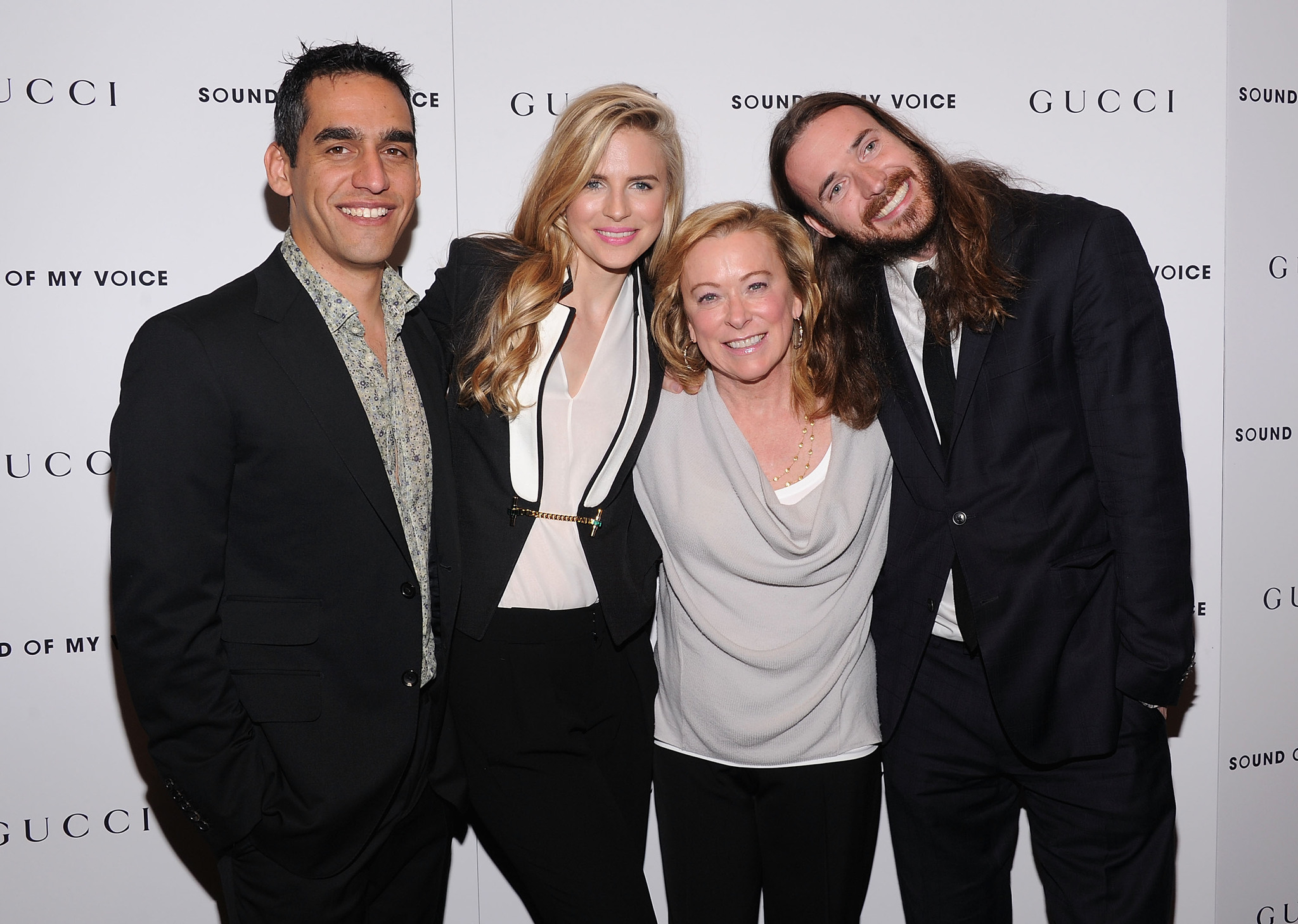 Brit Marling, Nancy Utley, Zal Batmanglij and Mike Cahill at event of Sound of My Voice (2011)