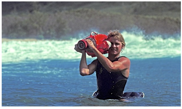 Greg Huglin shooting in Hawaii for 'Fantasea' 1977