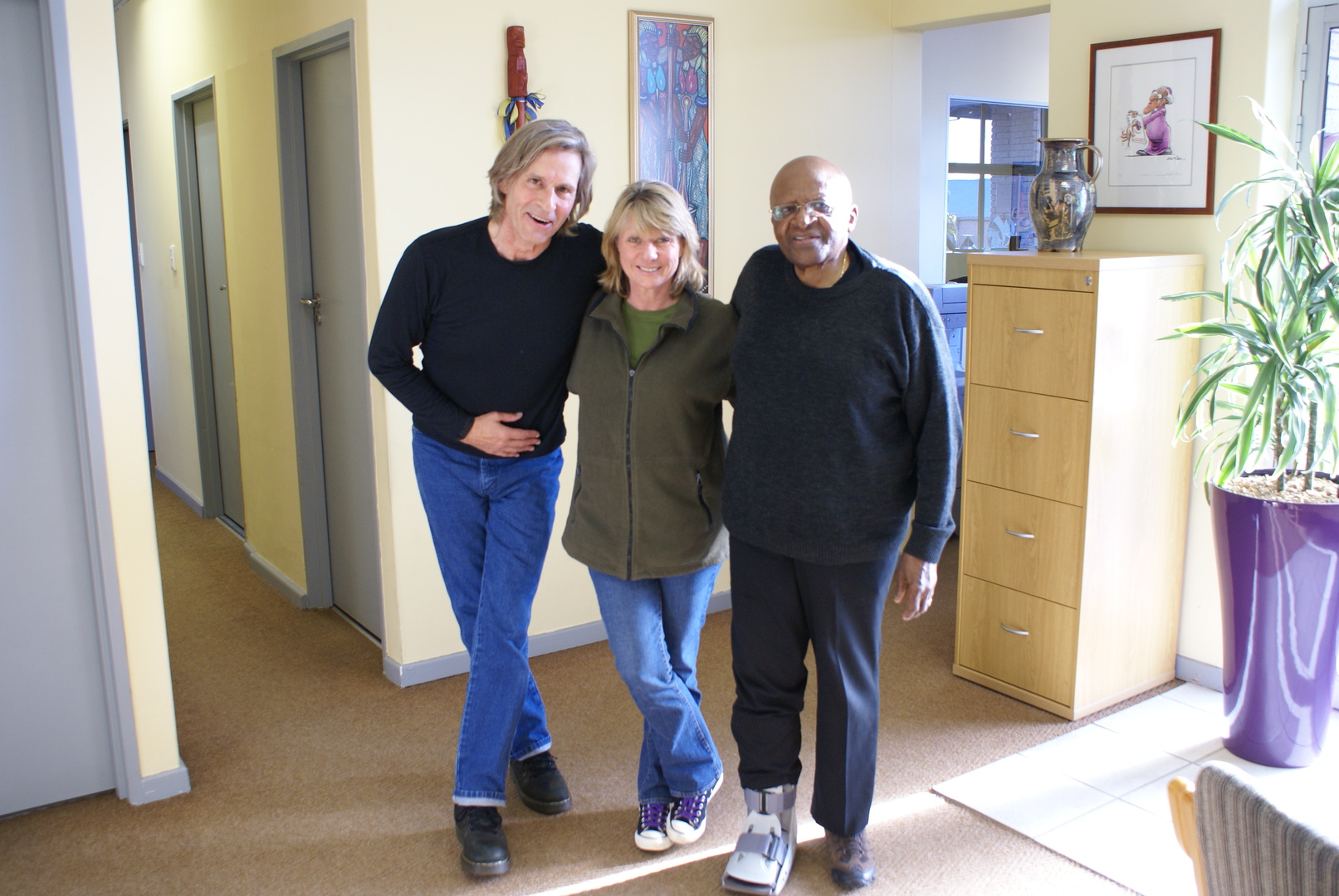 Shooting in South Africa with Desmond Tutu for Children of the Light