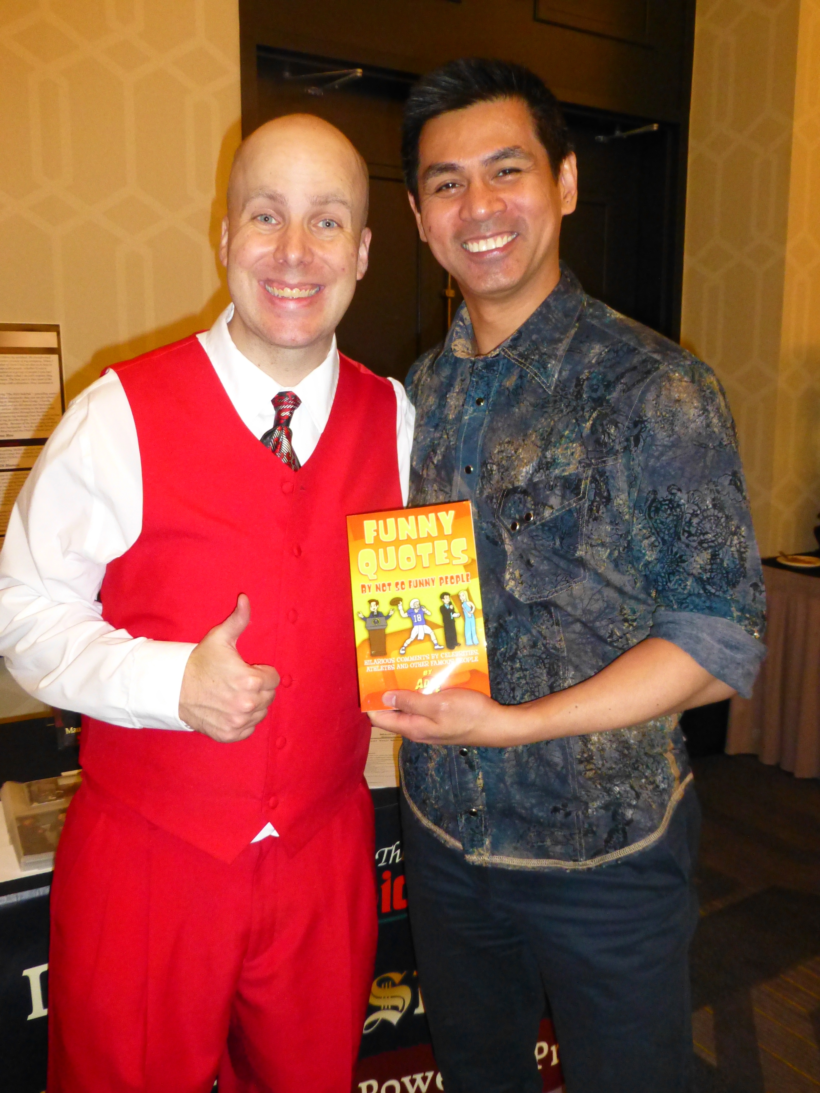 Comedian and author Adam Ace at Craig Duswalt's Marketing Bootcamp