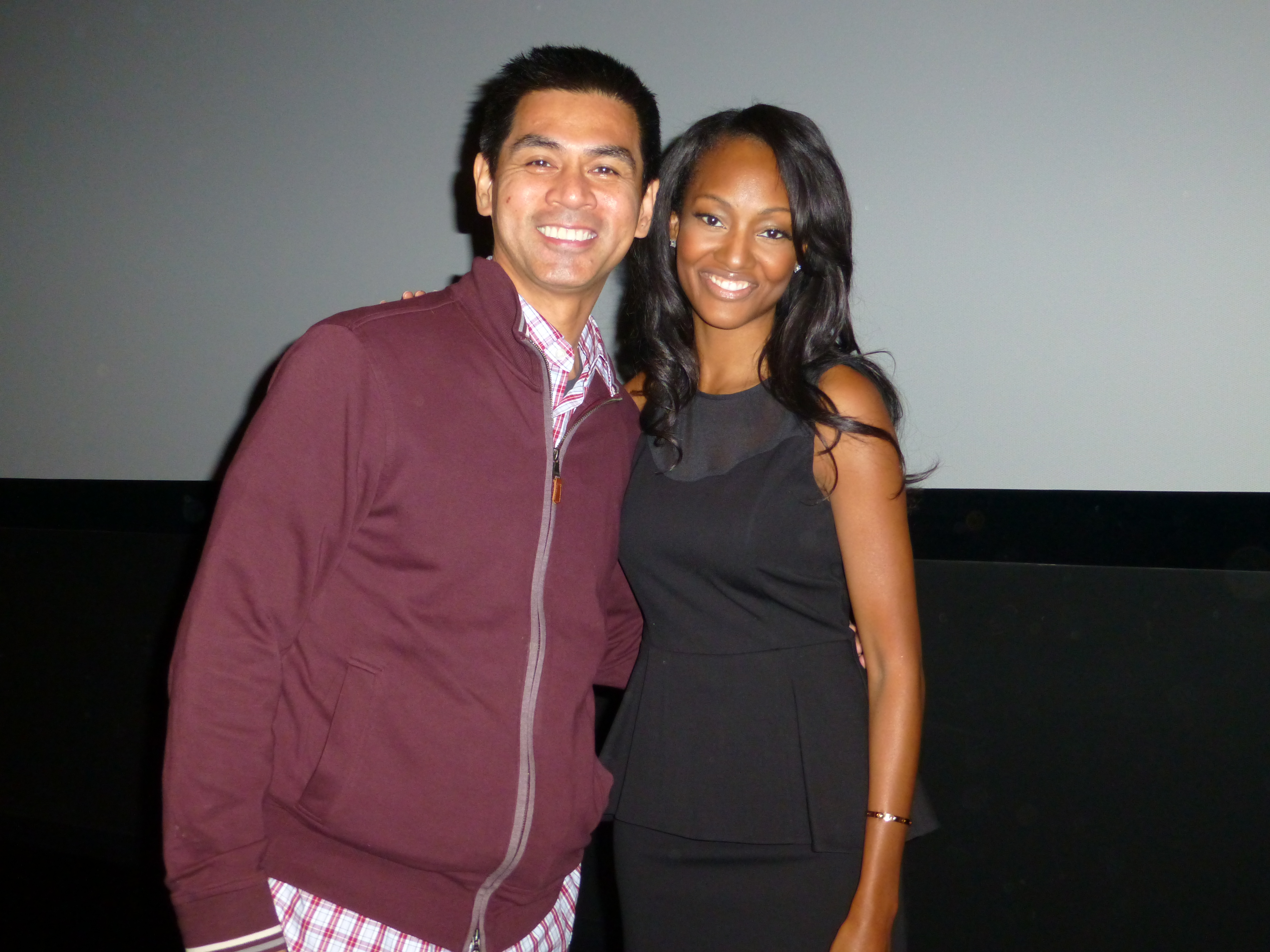 Nichole Galicia who plays Sheba after screening of Django Unchained in NYC