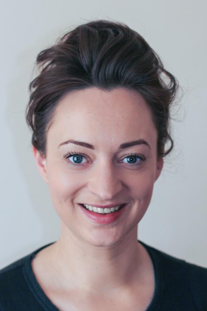 Headshot - head and shoulder - Hair up - Smiling - Colour