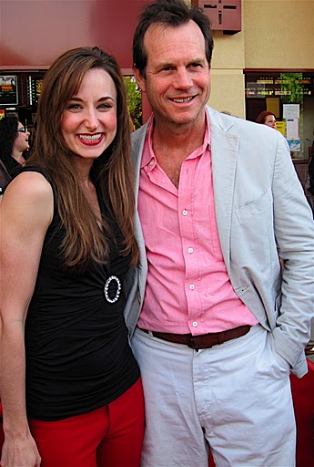 Kimberly Durrett with Bill Paxton at Method Fest 2010. The two presented an award to Bruce Dern.