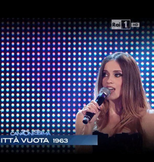 Chiara at Canzonissima tv show