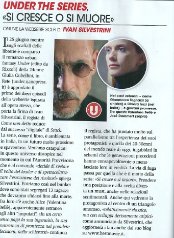 Gianmarco Tognazzi and Chiara iezzi on Best Movie italia (Under the series)