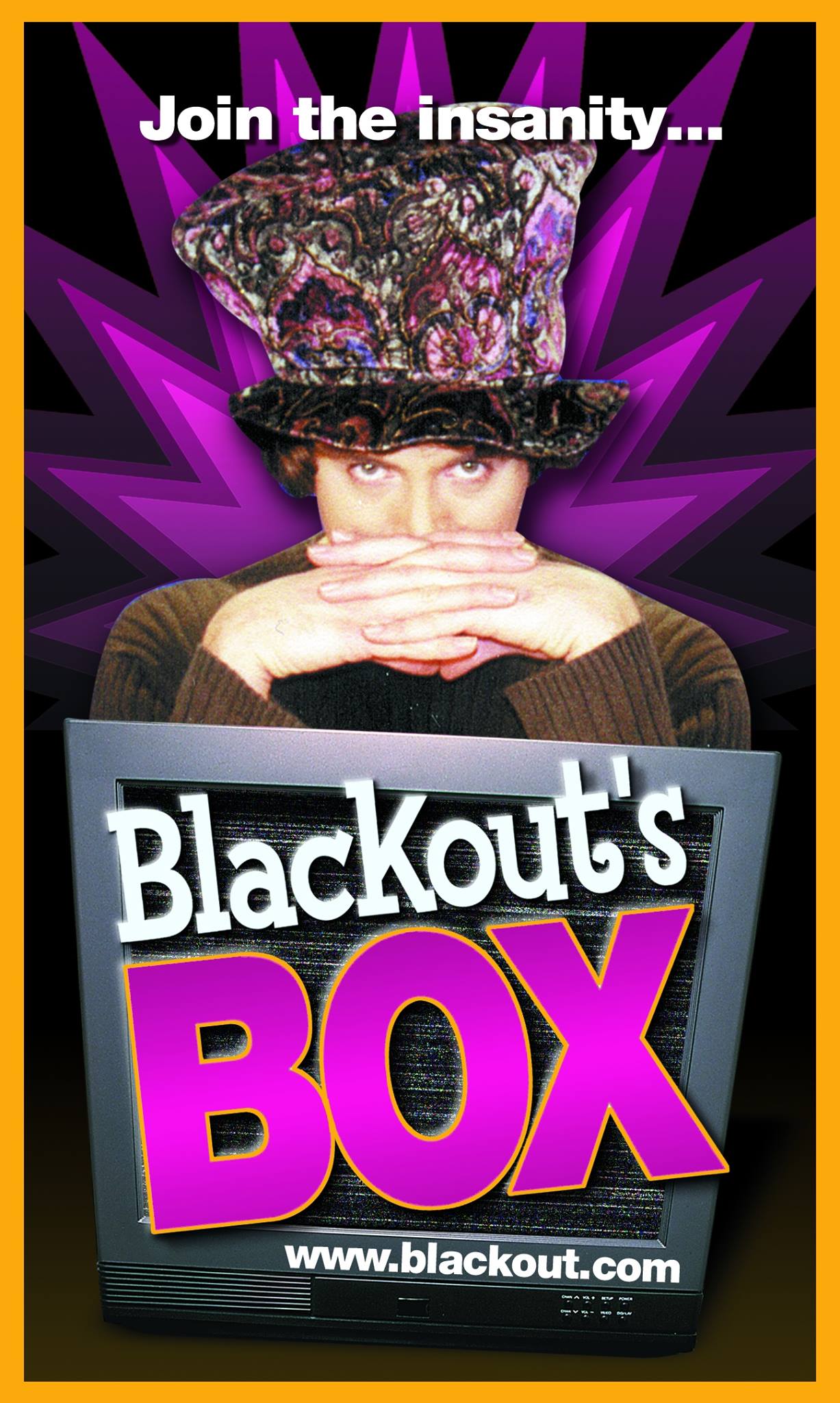 Promotional Poster for Blackout's Box LIVE show