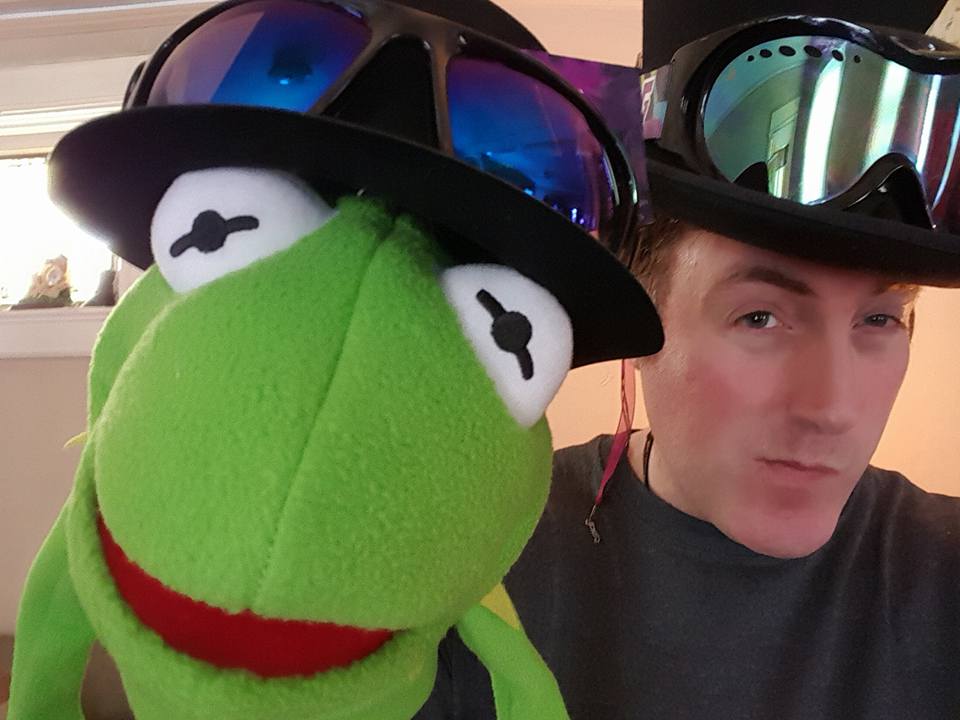 Blackout and Kermit appear on Periscope sporting the same steam punk top hat and goggles look