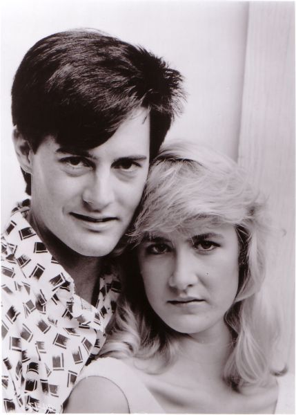 Still of Laura Dern and Kyle MacLachlan in Blue Velvet (1986)