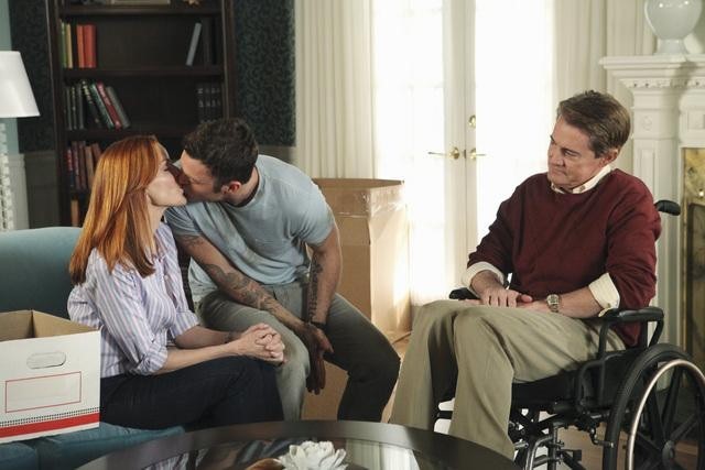 Still of Kyle MacLachlan, Brian Austin Green and Marcia Cross in Nusivylusios namu seimininkes (2004)