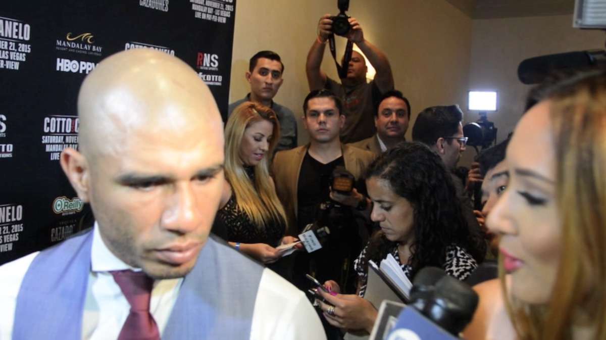 Interviewing Miguel Cotto