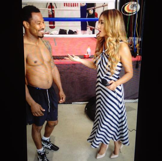 Interviewing Sugar Shane Mosley