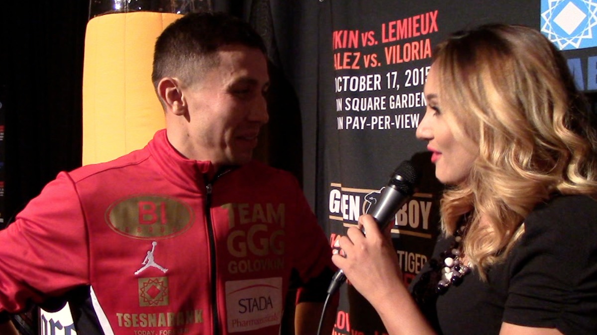 Interviewing Gennady Golovkin