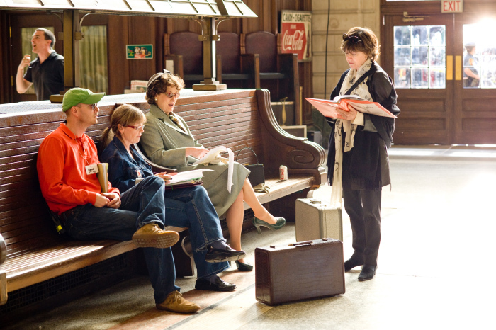 Still of Meryl Streep, Nora Ephron and Dianne Dreyer in Julie ir Julia (2009)