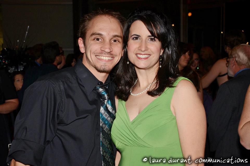 Kevin Herrmann and Rebecca Mello-Johnston at the ariZoni Awards (2011)