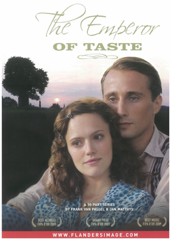 Marieke Dilles alongside Matthias Schoenaerts in De Smaak van De Keyser / The Emperor of Taste