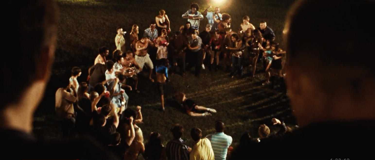 Still of Battle of the Exes fight in Never Back Down.