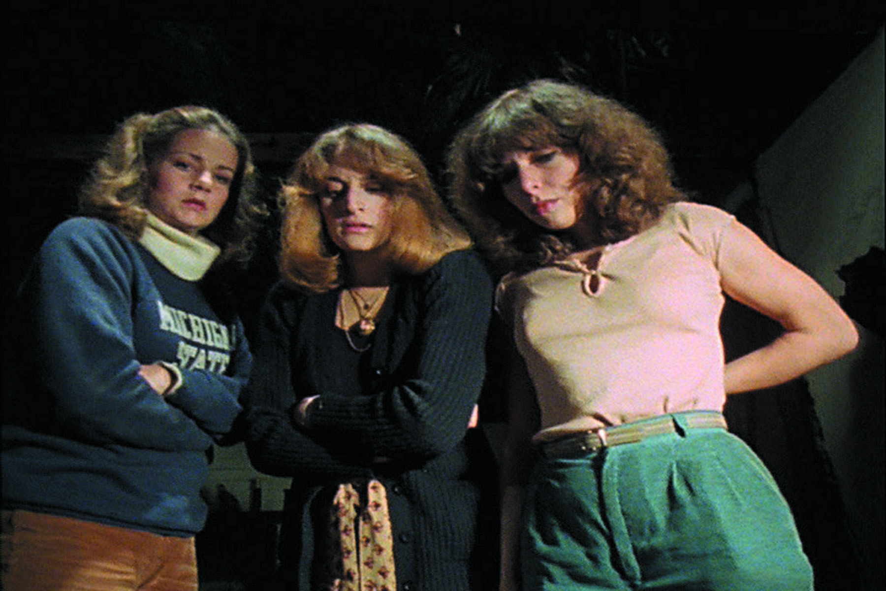 Still of Betsy Baker, Ellen Sandweiss and Theresa Tilly in The Evil Dead (1981)