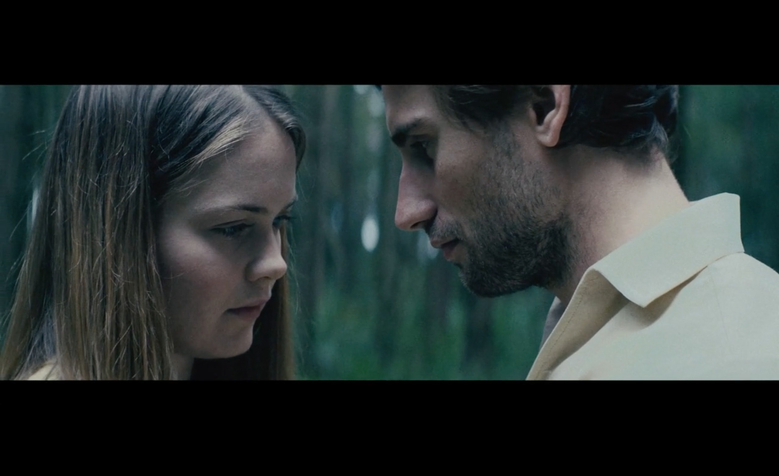Still of Hera Hilmar and Edward Holcroft in Bitter music video for Palace directed by Liam Saint-Pierre