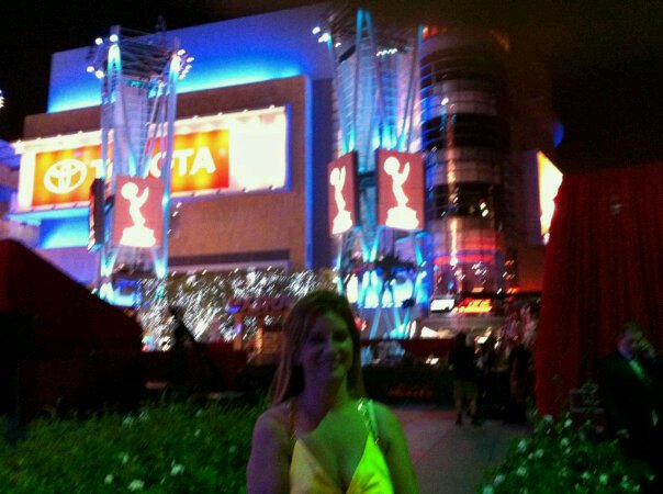 on the Red Carpet at the 2010 Emmys