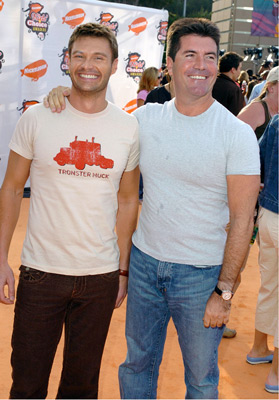 Ryan Seacrest and Simon Cowell