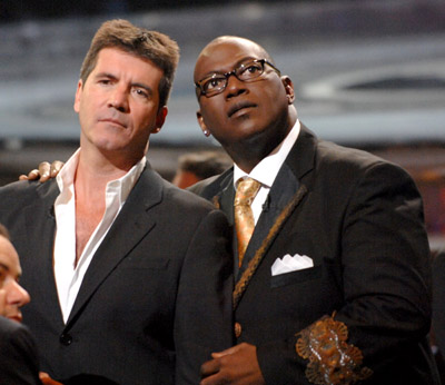 Simon Cowell and Randy Jackson at event of American Idol: The Search for a Superstar (2002)