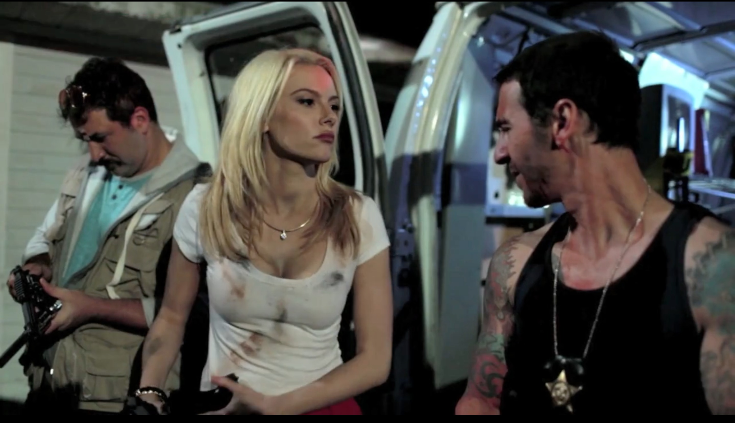 Still of Jackie Moore, Joey Fatone, and Sully Erna in Army of the Damned (2013)