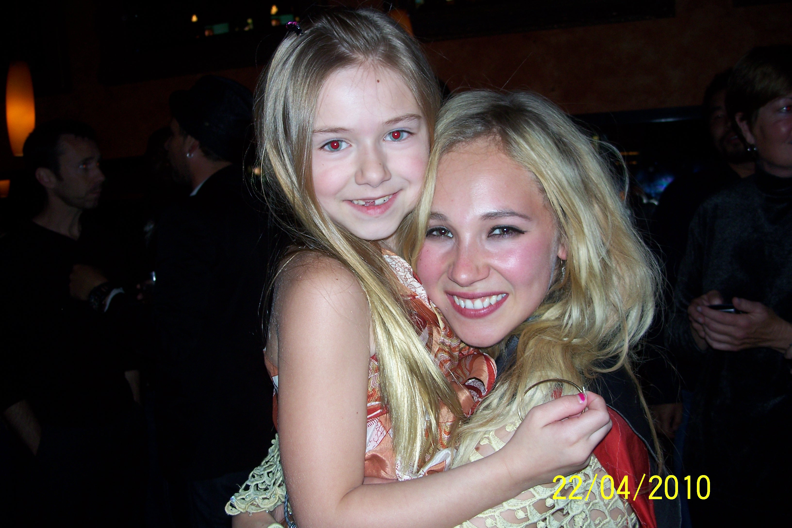 Madison and Juno at the Dirty Girl wrap party