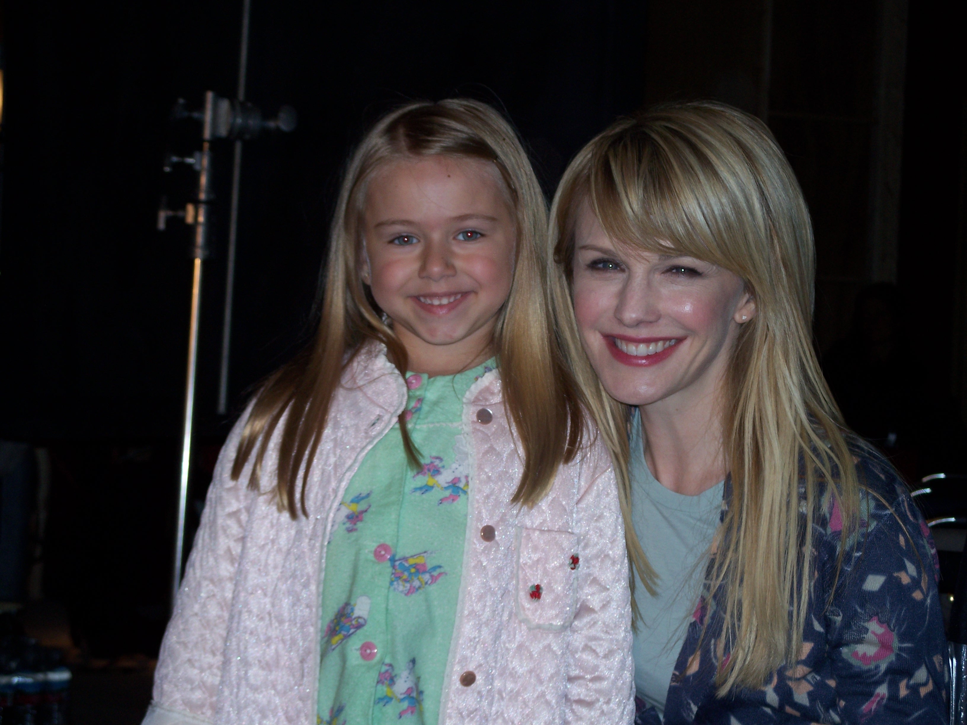 Madison Meyer (Young Lilly Rush) and Kathryn Morris