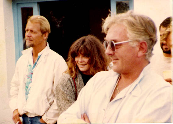 with David Hemmings and David Soul, much younger...