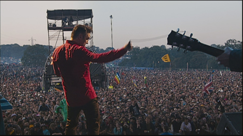 Still of Morrissey in Glastonbury (2006)