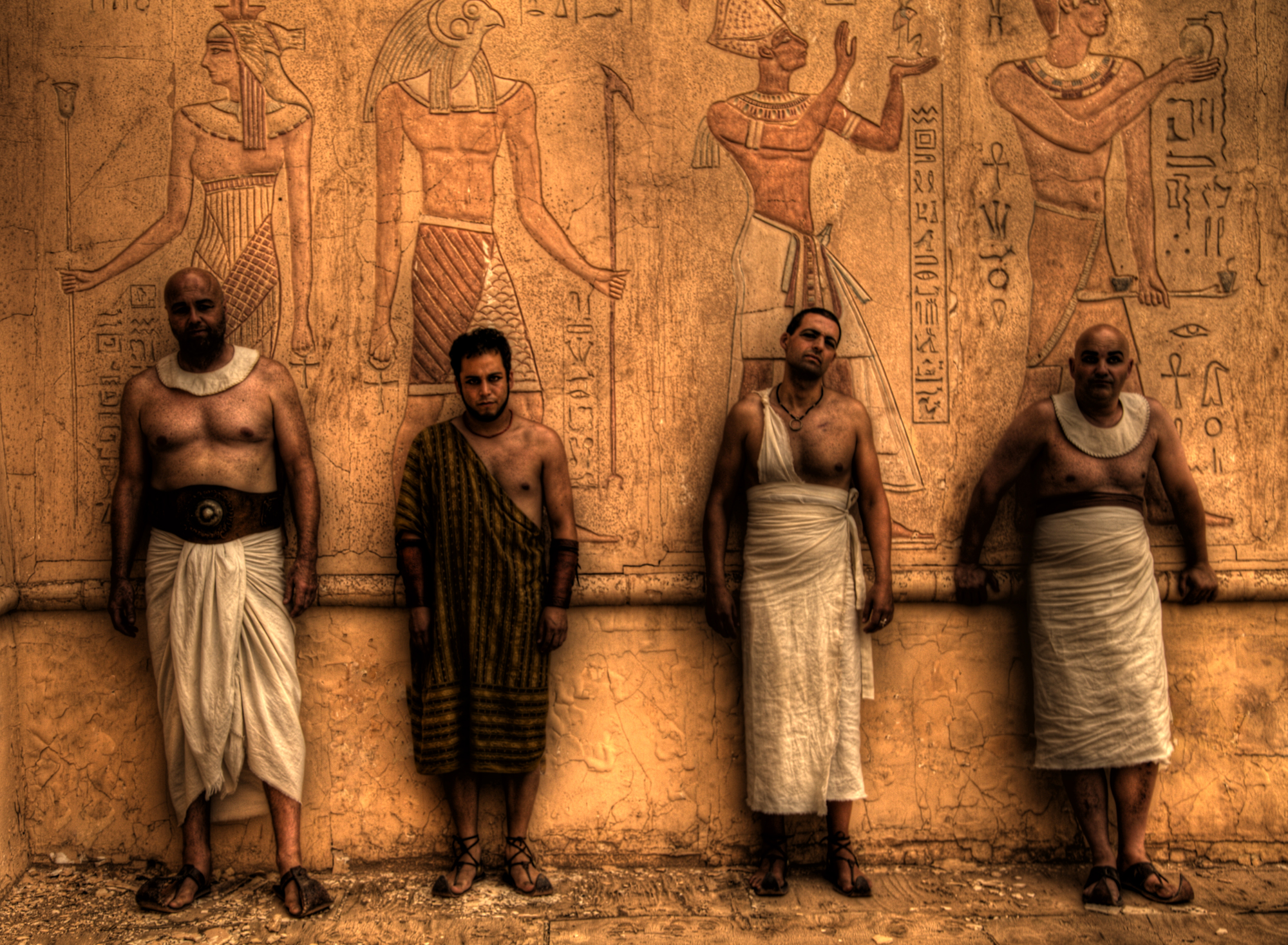 The Cast of The Egyptian Job.