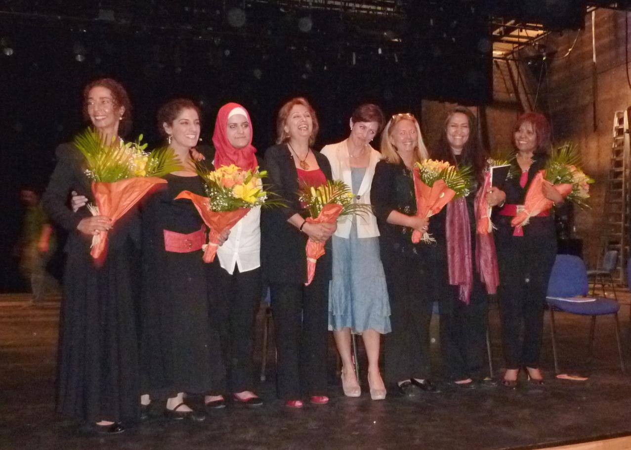After the reading of SEVEN by Hedda Krausz Sjögre in Amman, Jordan.