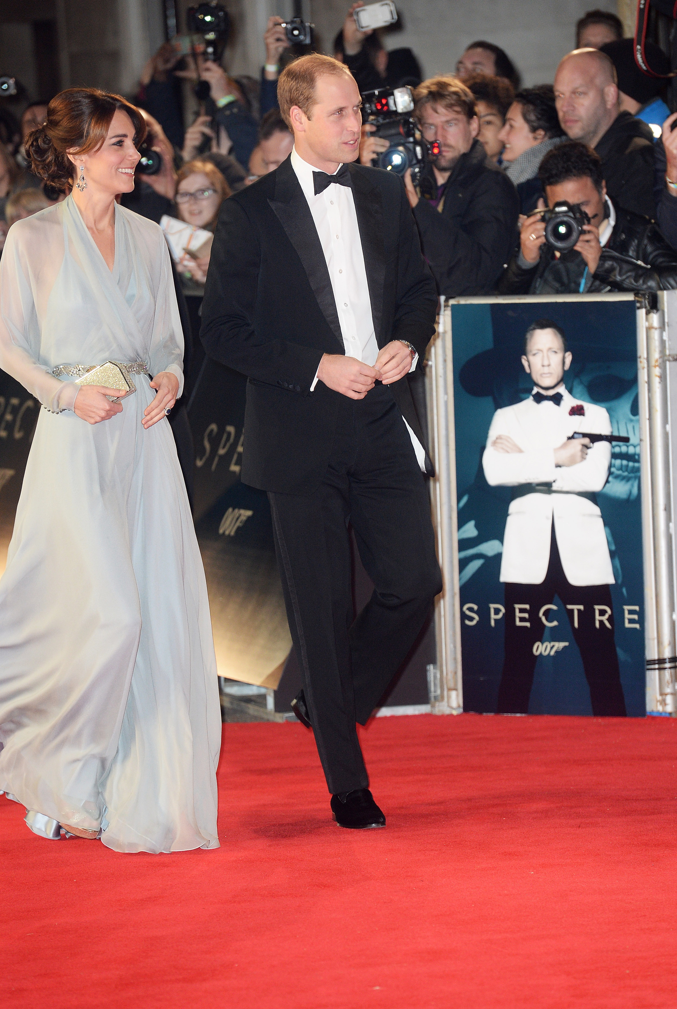 Prince William Windsor and Catherine Duchess of Cambridge at event of Spectre (2015)