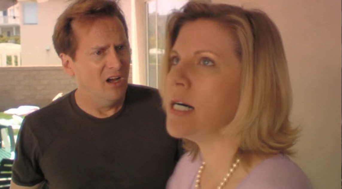 Still of Michael Hitchcock and Lori Hammel in The Association.