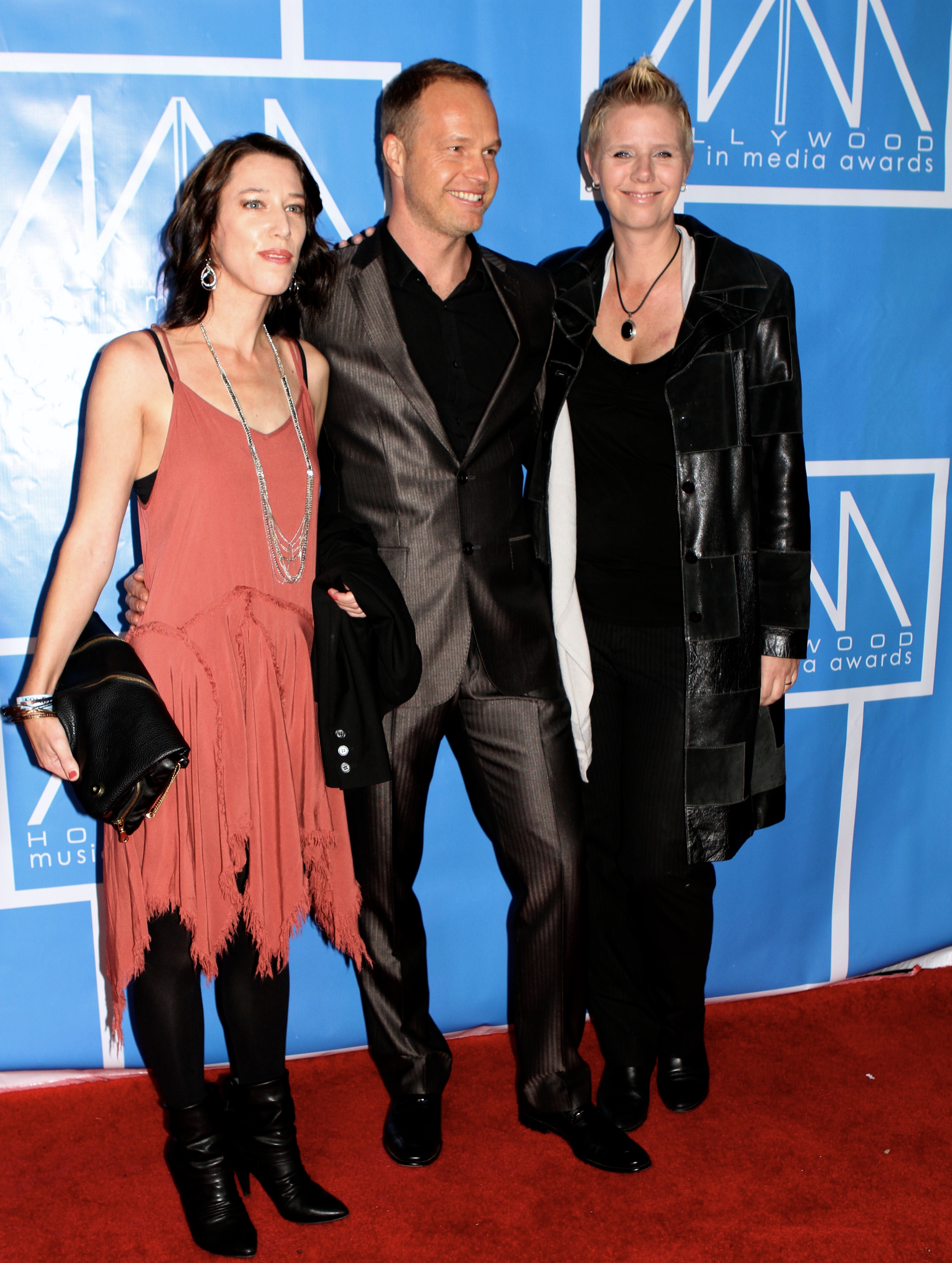 Dominique Schilling, Kim Planert,Caroline Risberg at the Hollywood Music in Media Awards
