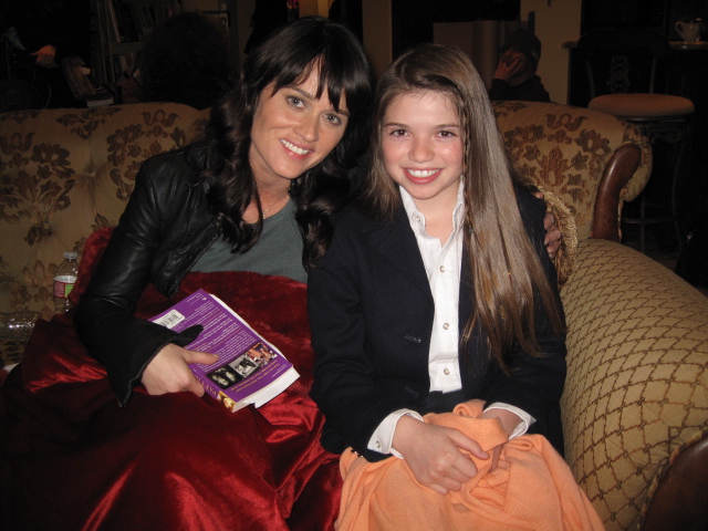 Jadin With Robin Tunney On The Set Of 