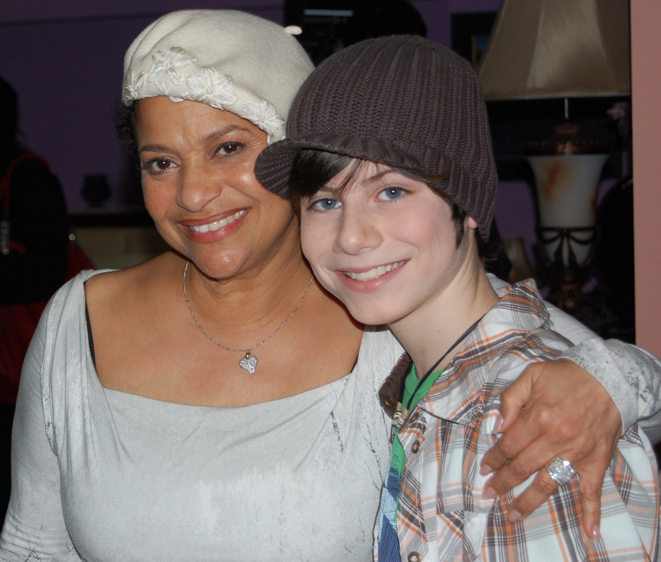 Ryan with Director Debbie Allen