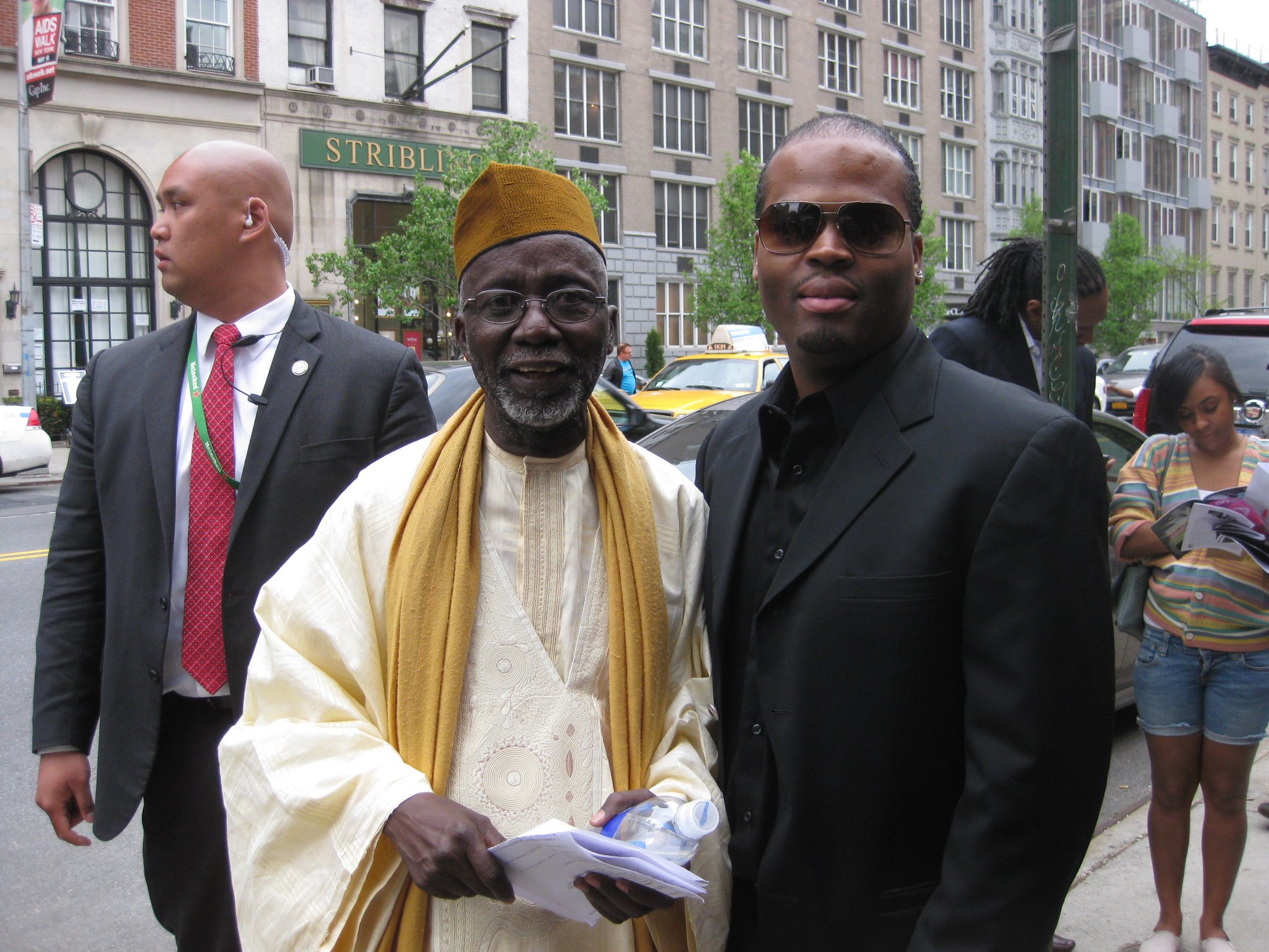 Film Director Souleymane Cissé & Grammy Award-Winning/Multi Platinum Producer Steve Pageot at The Tribeca Film Festival 04-29-11