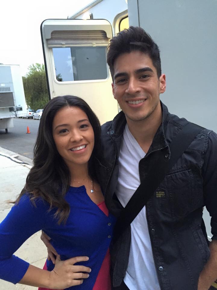 Work on 'Jane the Virgin' with Gina Rodriguez