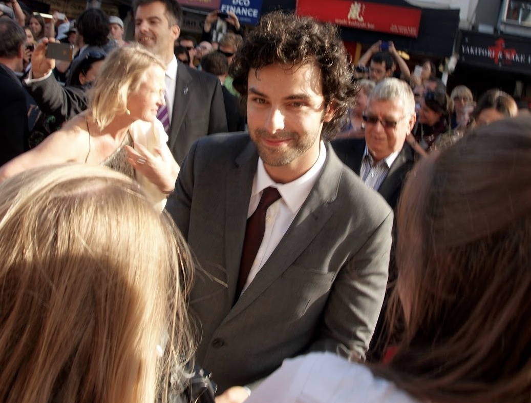 Aidan Turner at the New Zealand world premiere of The Hobbit: An Unexpected Journey.