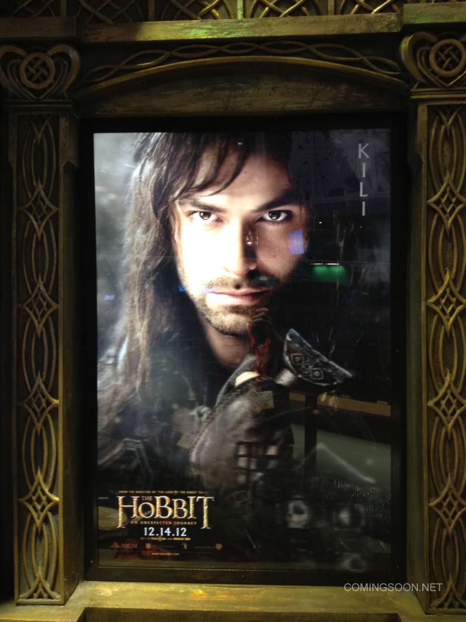 Aidan Turner The Hobbit: An Unexpected Journey Comic Con Poster