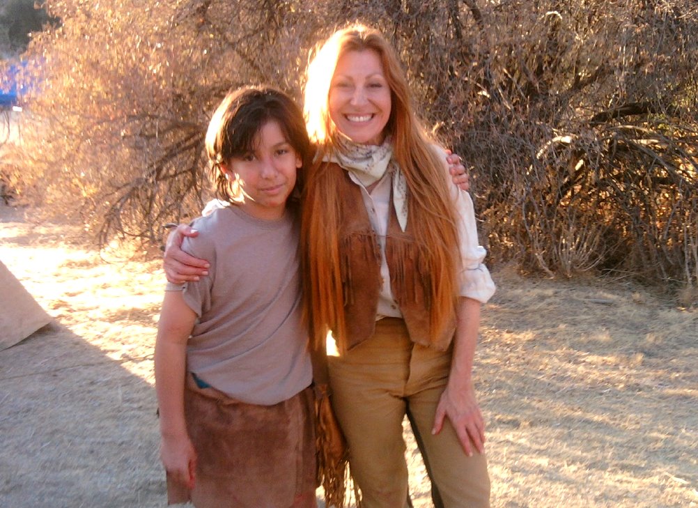 Kyle with Lenore Andrial producer of Yellow Rock.