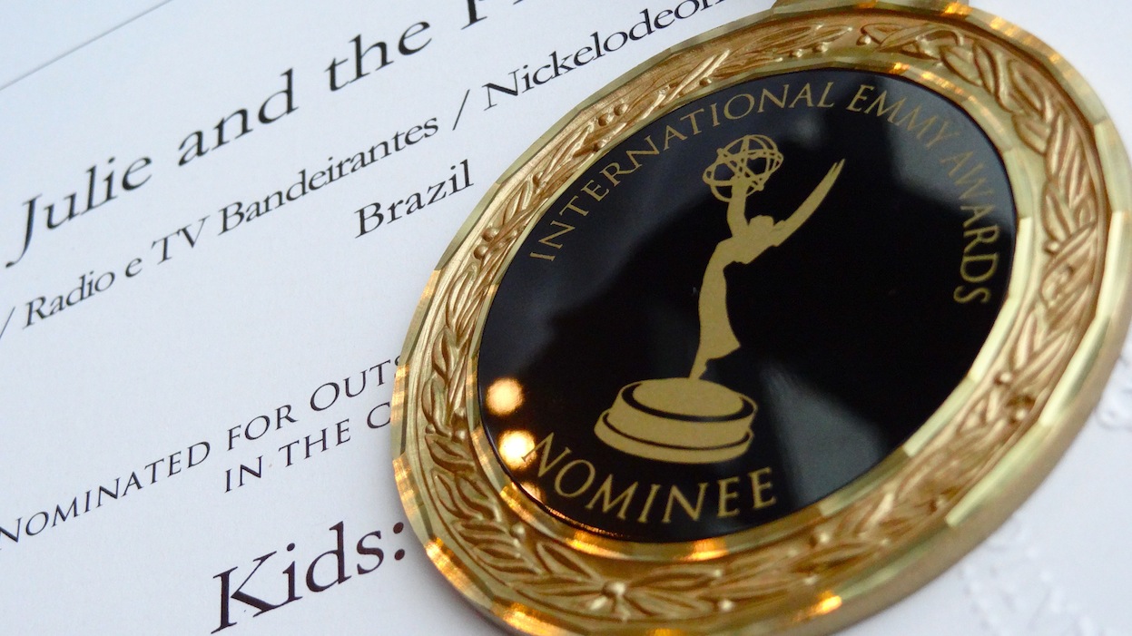 2013 Emmy Kids Medal and Certificate.