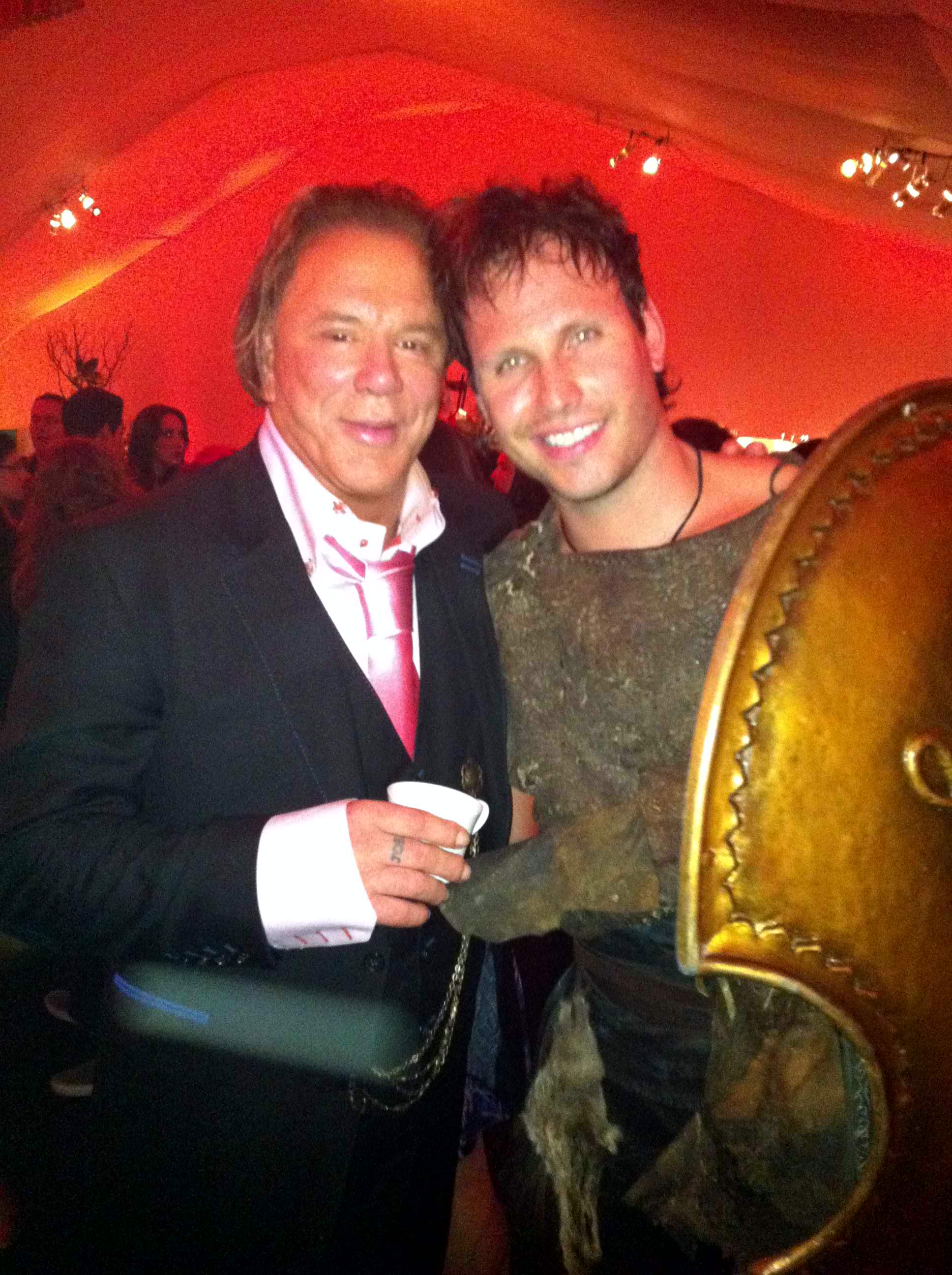 TAMAS MENYHART and MICKEY ROURKE, Immortals.