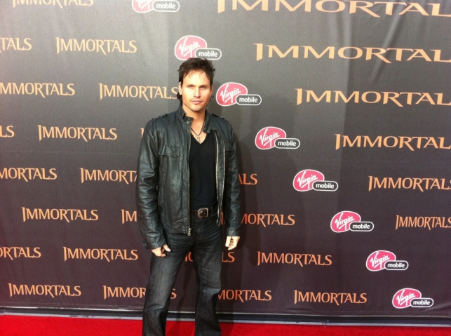 TAMAS MENYHART at the World Premiere of IMMORTALS. Los Angeles Nokia Theater, November 7th, 2011.