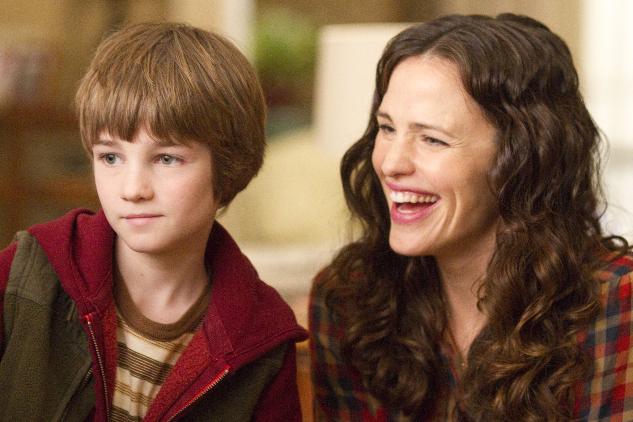 Still of Jennifer Garner and CJ Adams in The Odd Life of Timothy Green (2012)