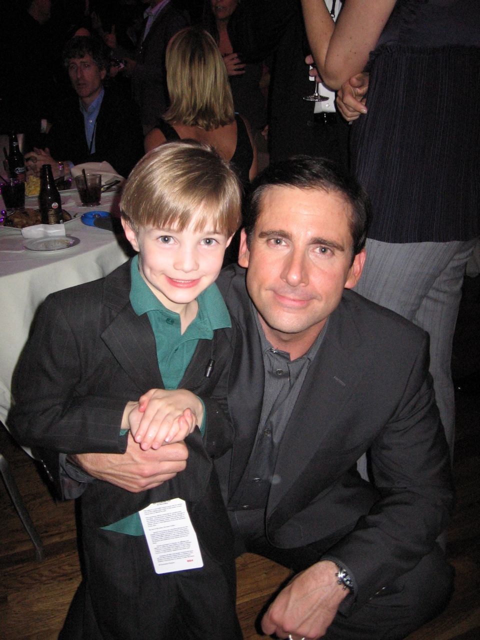 CJ Adams with Steve Carell at Premier of Dan in Real Life