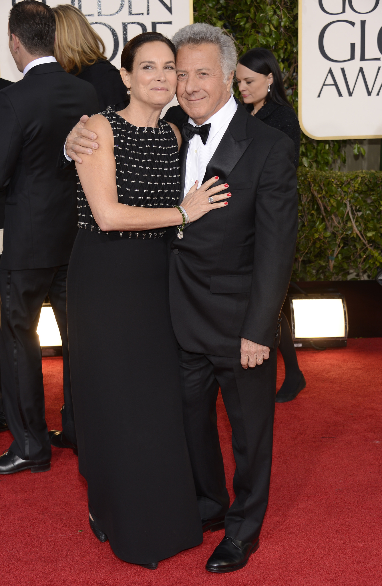 Dustin Hoffman and Lisa Gottsegen